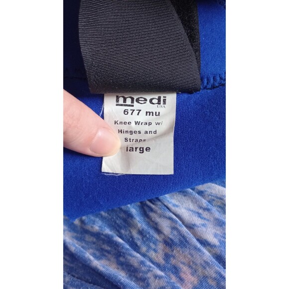 Medi Blue Knee Brace/Wrap Sz Large - Picture 4 of 5